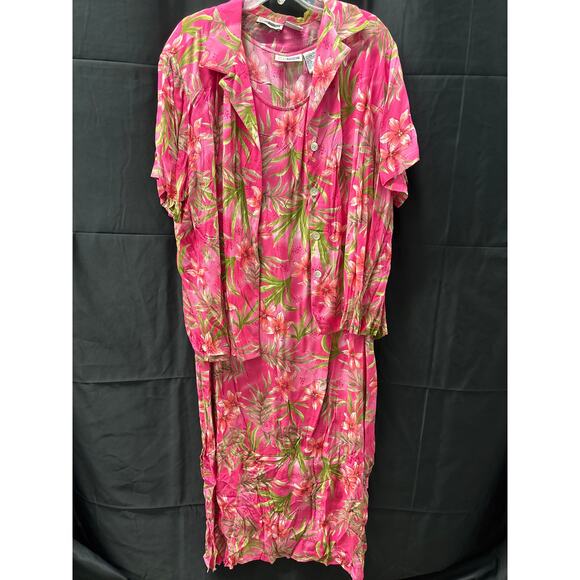 Vtg CM Shapes Blouse Dress Combo 2X - Picture 1 of 3